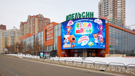 Светодиодный медиафасад для ТРЦ «Апельсин»