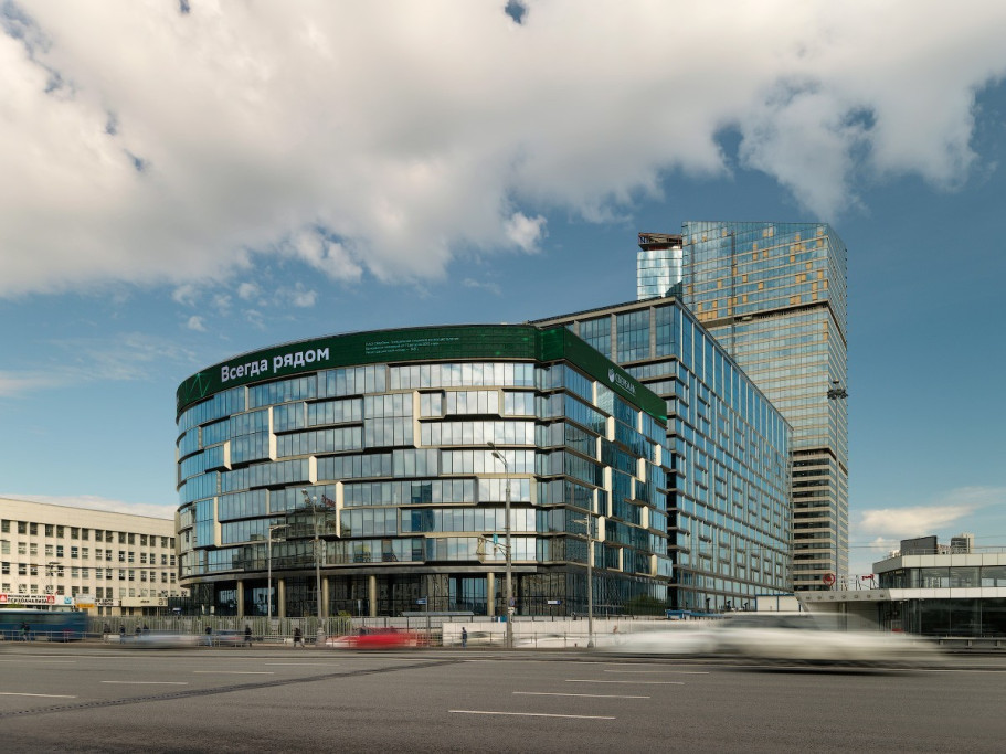 Медиафасад, Сбербанк, Москва