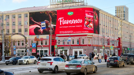 Медиафасад, ТЦ «Галерея Красный Леопард»