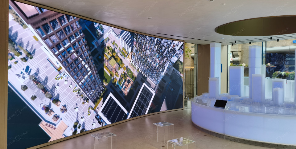 LED экран с шагом Р1.25, офис продаж LEGENDA