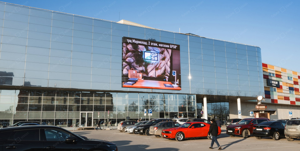 LED медиафасад для ТРЦ «Мармелад»