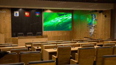 Внутренний светодиодный экран, Администрация МО Надымского района