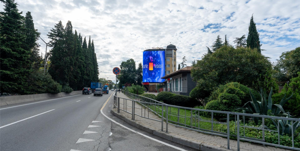 Рекламный медиафасад для гостиниц и отелей